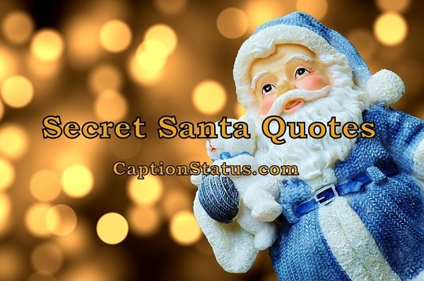 50+ Secret Santa Quotes (Funny, Cute Secret Santa Captions)