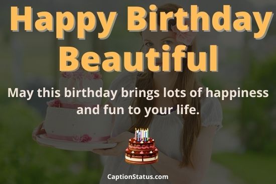 Happy Birthday Beautiful Wishes (Friend, Lady, Girls & Niece)