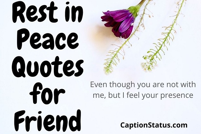 Rest in Peace Quotes for Friend